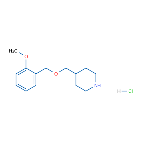 4-(((2-Methoxybenzyl)oxy)methyl)piperidine hydrochloride 1g