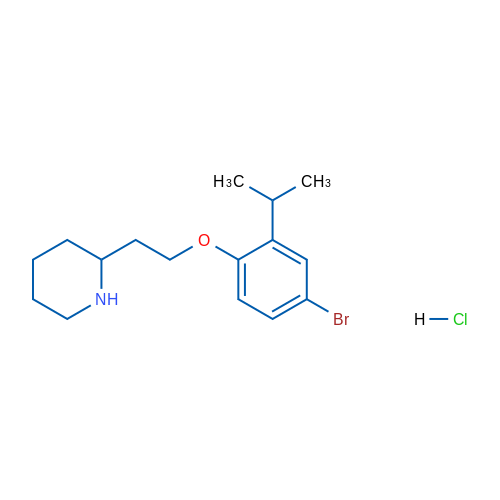 2-(2-(4-Bromo-2-isopropylphenoxy)ethyl)piperidine hydrochloride 1g