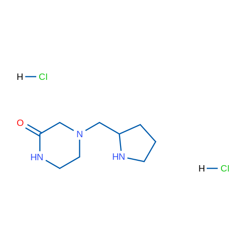 4-(Pyrrolidin-2-ylmethyl)piperazin-2-one dihydrochloride 5g