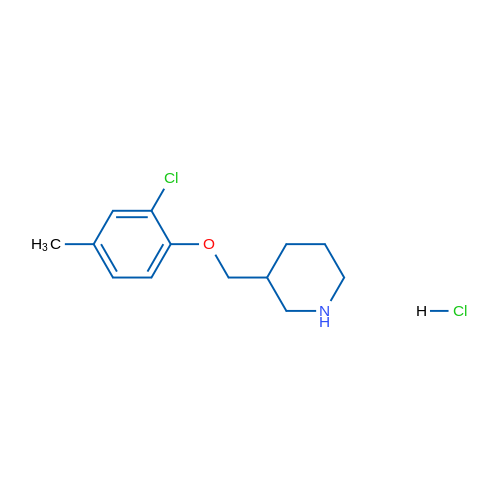 3-((2-Chloro-4-methylphenoxy)methyl)piperidine hydrochloride 5g