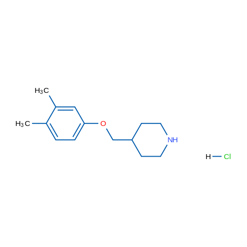 4-((3,4-Dimethylphenoxy)methyl)piperidine hydrochloride 1g