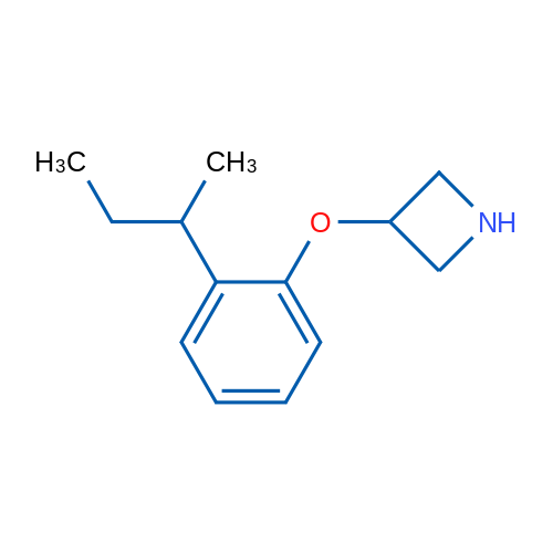 3-(2-(sec-Butyl)phenoxy)azetidine 1g
