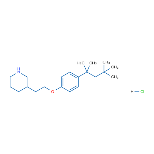 3-(2-(4-(2,4,4-Trimethylpentan-2-yl)phenoxy)ethyl)piperidine hydrochloride 5g