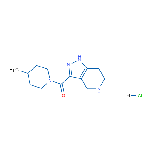 (4-Methylpiperidin-1-yl)(4,5,6,7-tetrahydro-1H-pyrazolo[4,3-c]pyridin-3-yl)methanone hydrochloride 1g