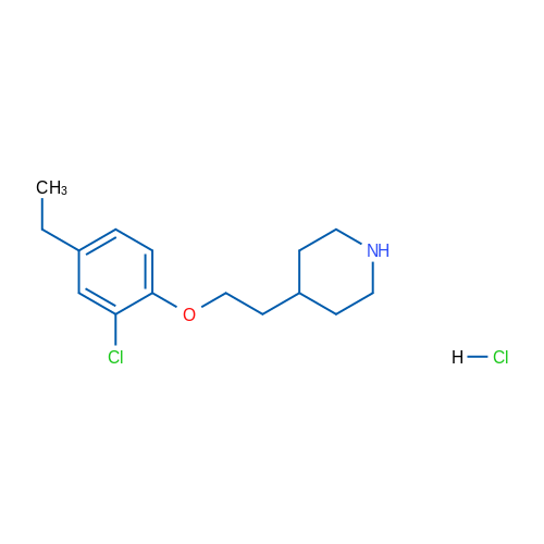 4-(2-(2-Chloro-4-ethylphenoxy)ethyl)piperidine hydrochloride 5g