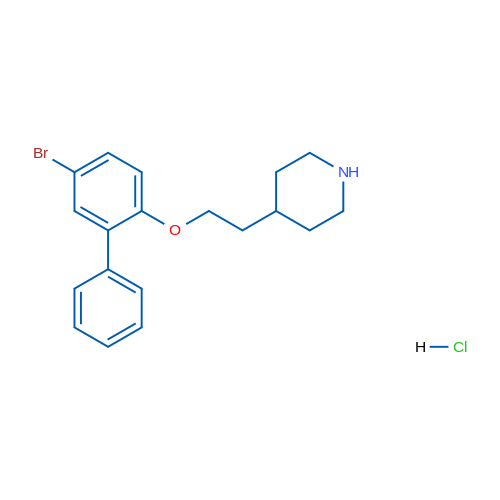 4-(2-((5-Bromo-[1,1'-biphenyl]-2-yl)oxy)ethyl)piperidine hydrochloride 5g