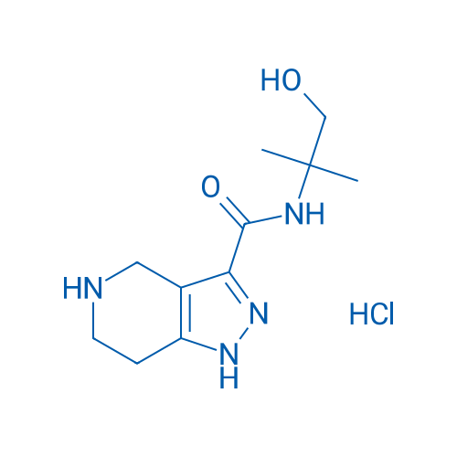 N-(1-Hydroxy-2-methylpropan-2-yl)-4,5,6,7-tetrahydro-1H-pyrazolo[4,3-c]pyridine-3-carboxamide hydrochloride 5g