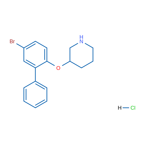 3-((5-Bromo-[1,1'-biphenyl]-2-yl)oxy)piperidine hydrochloride 1g
