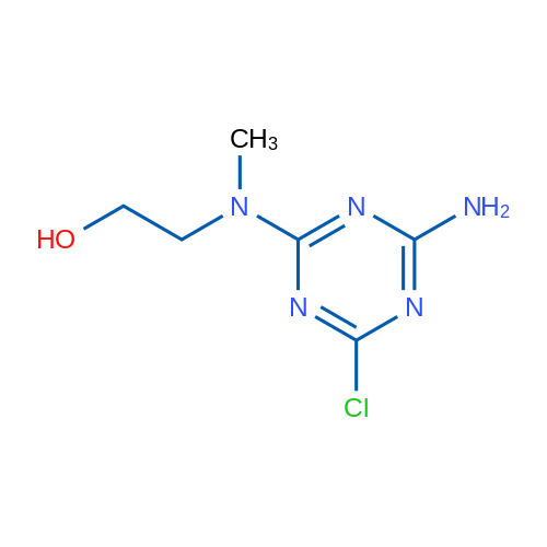 2-((4-Amino-6-chloro-1,3,5-triazin-2-yl)(methyl)amino)ethanol 5g