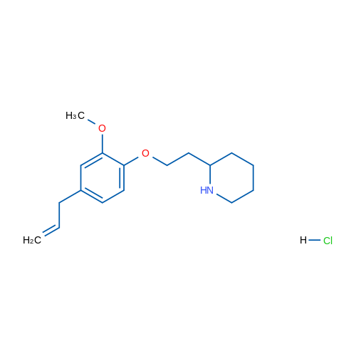 2-(2-(4-Allyl-2-methoxyphenoxy)ethyl)piperidine hydrochloride 5g