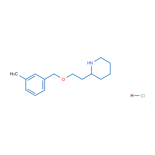 2-(2-((3-Methylbenzyl)oxy)ethyl)piperidine hydrochloride 5g