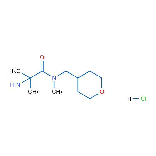 2-Amino-N,2-dimethyl-N-((tetrahydro-2H-pyran-4-yl)methyl)propanamide hydrochloride 1g