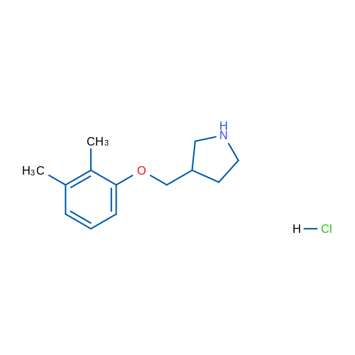3-((2,3-Dimethylphenoxy)methyl)pyrrolidine hydrochloride 1g