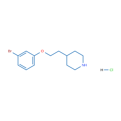 4-(2-(3-Bromophenoxy)ethyl)piperidine hydrochloride 5g
