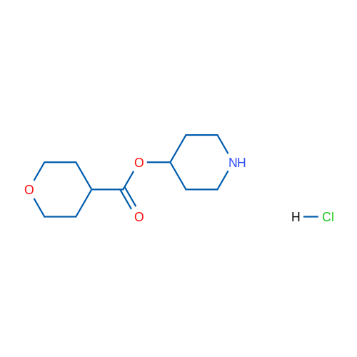 Piperidin-4-yl tetrahydro-2H-pyran-4-carboxylate hydrochloride 1g