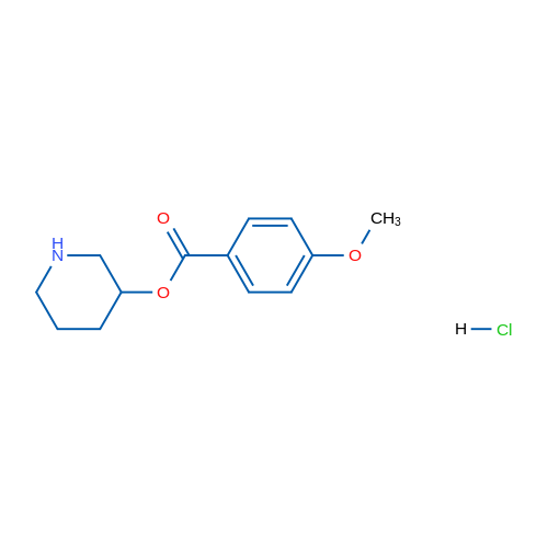 Piperidin-3-yl 4-methoxybenzoate hydrochloride 5g