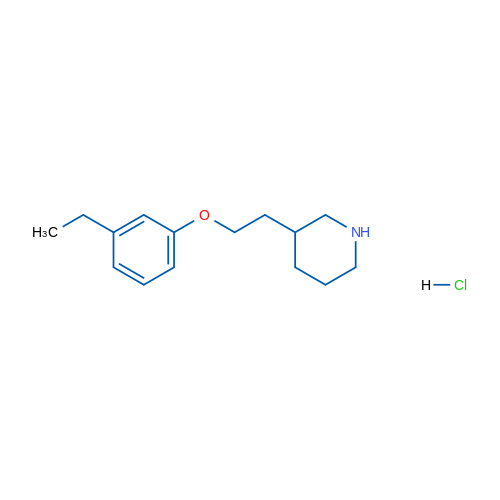 3-(2-(3-Ethylphenoxy)ethyl)piperidine hydrochloride 5g