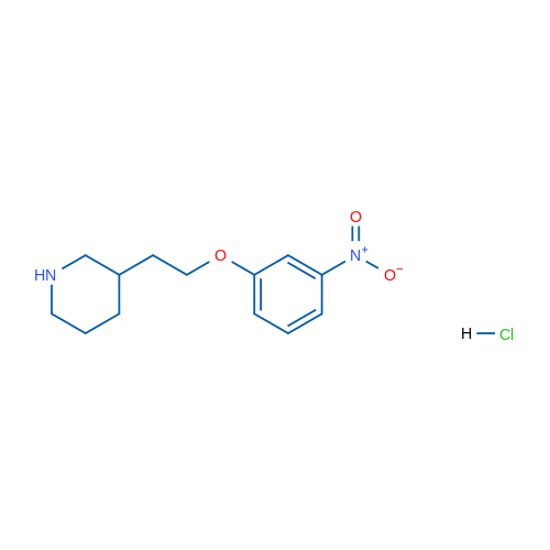 3-(2-(3-Nitrophenoxy)ethyl)piperidine hydrochloride 1g