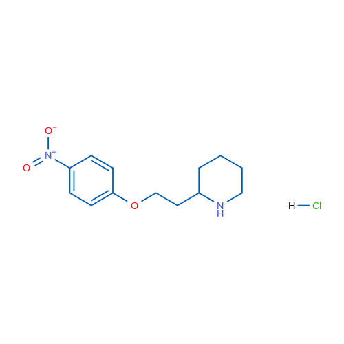 2-(2-(4-Nitrophenoxy)ethyl)piperidine hydrochloride 1g