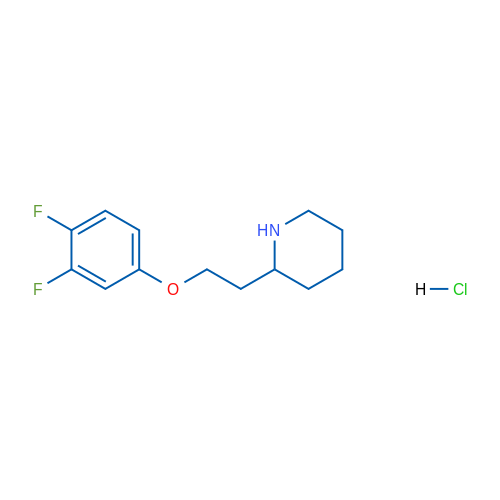 2-(2-(3,4-Difluorophenoxy)ethyl)piperidine hydrochloride 1g