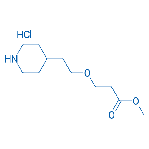 Methyl 3-(2-(piperidin-4-yl)ethoxy)propanoate hydrochloride 1g