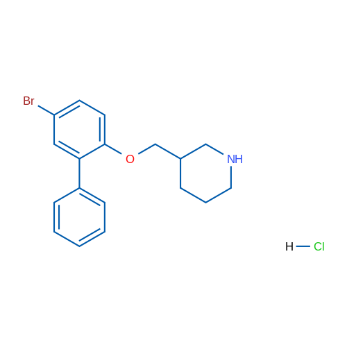 3-(((5-Bromo-[1,1'-biphenyl]-2-yl)oxy)methyl)piperidine hydrochloride 5g