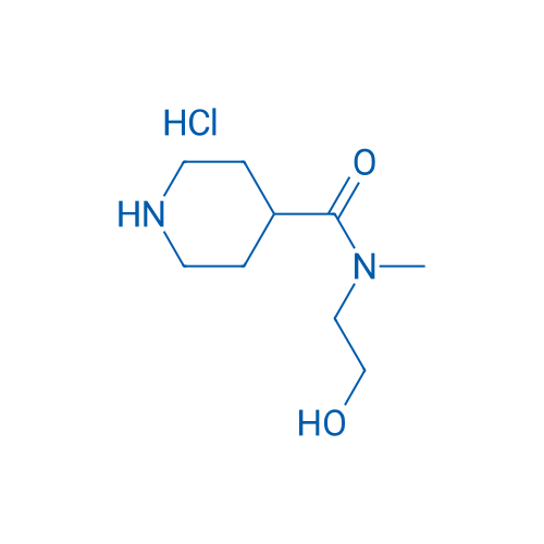 N-(2-Hydroxyethyl)-N-methylpiperidine-4-carboxamide hydrochloride 1g