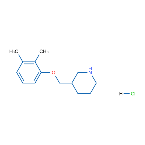 3-((2,3-Dimethylphenoxy)methyl)piperidine hydrochloride 1g