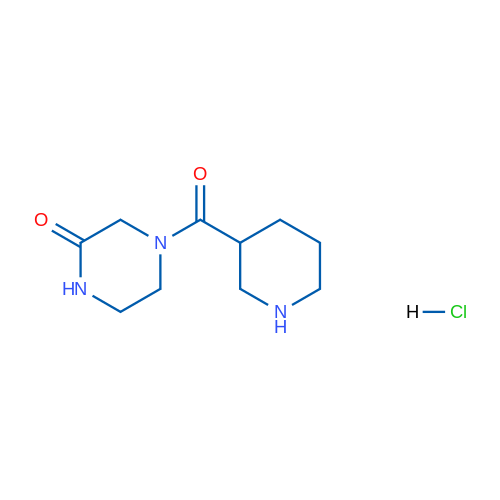 4-(Piperidine-3-carbonyl)piperazin-2-one hydrochloride 1g