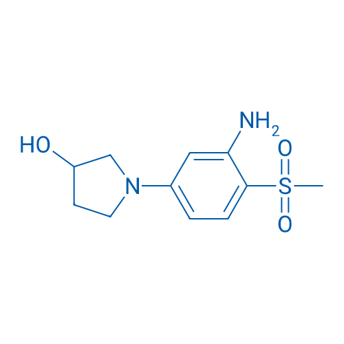 1-(3-Amino-4-(methylsulfonyl)phenyl)pyrrolidin-3-ol 5g