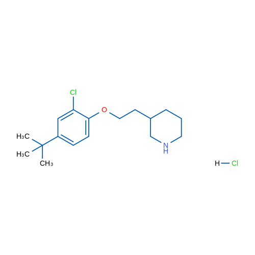 3-(2-(4-(tert-Butyl)-2-chlorophenoxy)ethyl)piperidine hydrochloride 5g