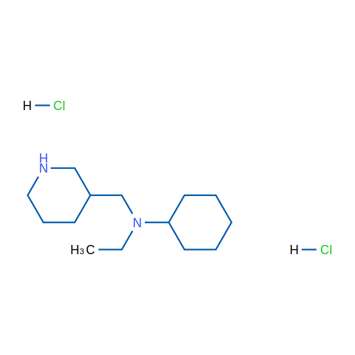 N-Ethyl-N-(piperidin-3-ylmethyl)cyclohexanamine dihydrochloride 5g