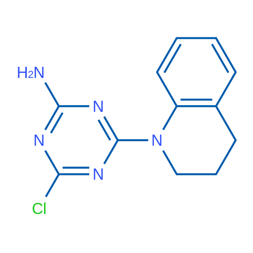4-Chloro-6-(3,4-dihydroquinolin-1(2H)-yl)-1,3,5-triazin-2-amine 5g