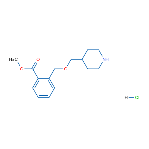Methyl 2-((piperidin-4-ylmethoxy)methyl)benzoate hydrochloride 5g