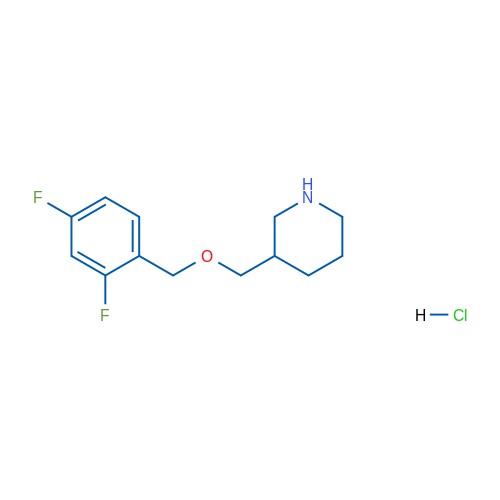 3-(((2,4-Difluorobenzyl)oxy)methyl)piperidine hydrochloride 5g