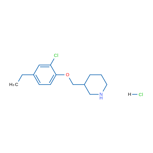 3-((2-Chloro-4-ethylphenoxy)methyl)piperidine hydrochloride 5g