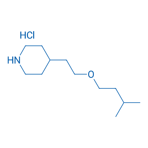 4-(2-(Isopentyloxy)ethyl)piperidine hydrochloride 1g