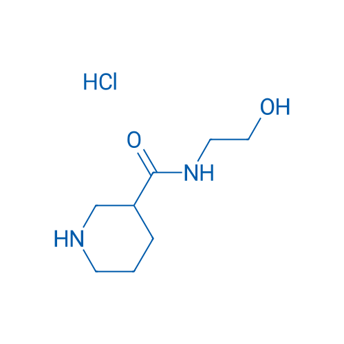 N-(2-Hydroxyethyl)piperidine-3-carboxamide hydrochloride 1g