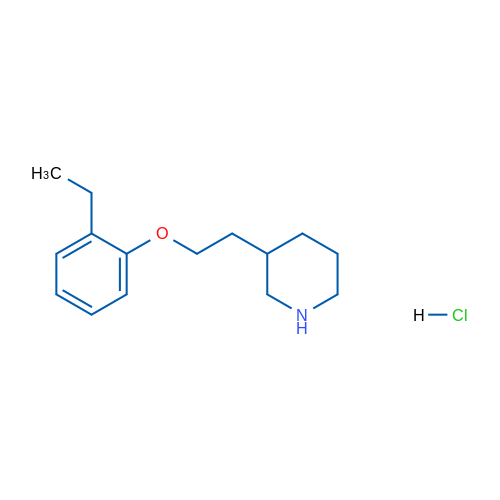 3-(2-(2-Ethylphenoxy)ethyl)piperidine hydrochloride 1g