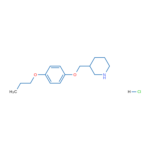 3-((4-Propoxyphenoxy)methyl)piperidine hydrochloride 1g