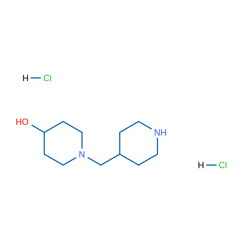 1-(Piperidin-4-ylmethyl)piperidin-4-ol dihydrochloride 250mg