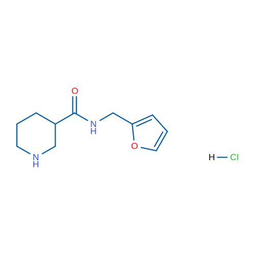 N-(Furan-2-ylmethyl)piperidine-3-carboxamide hydrochloride 1g