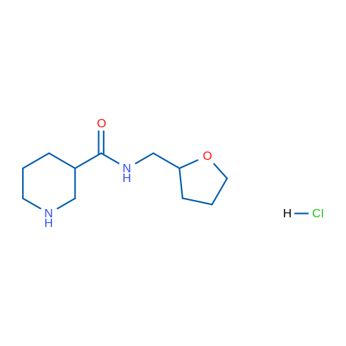 N-((Tetrahydrofuran-2-yl)methyl)piperidine-3-carboxamide hydrochloride 5g