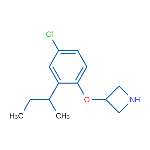 3-(2-(sec-Butyl)-4-chlorophenoxy)azetidine 5g
