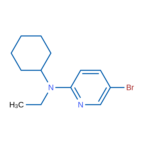 5-Bromo-N-cyclohexyl-N-ethylpyridin-2-amine 1g