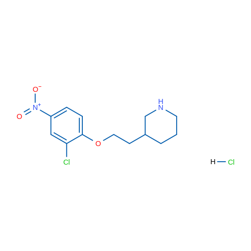 3-(2-(2-Chloro-4-nitrophenoxy)ethyl)piperidine hydrochloride 1g