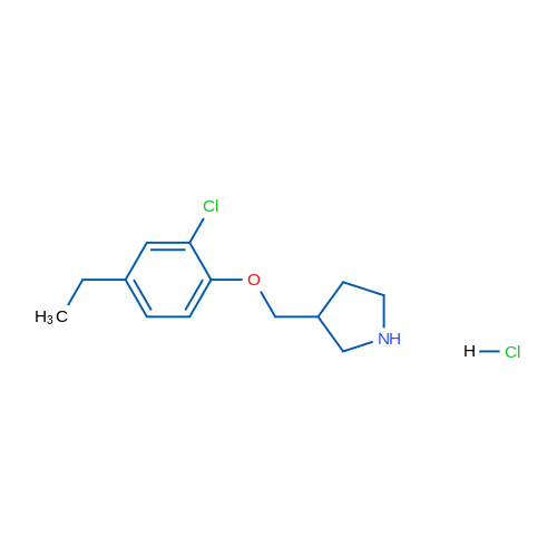 3-((2-Chloro-4-ethylphenoxy)methyl)pyrrolidine hydrochloride 5g