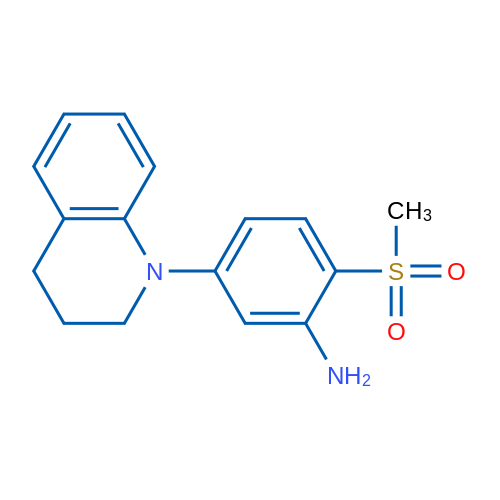 5-(3,4-Dihydroquinolin-1(2H)-yl)-2-(methylsulfonyl)aniline 1g