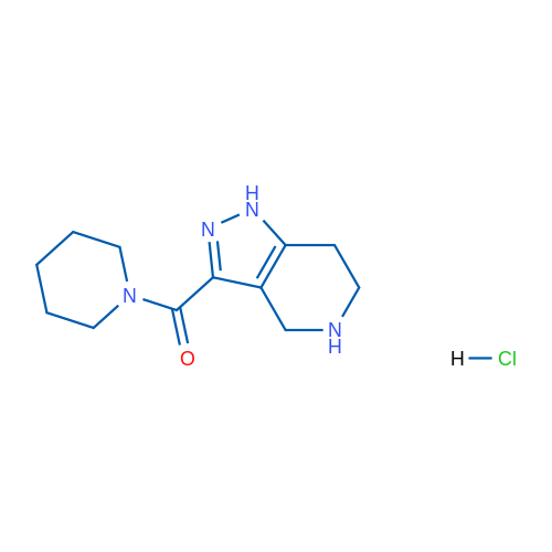 Piperidin-1-yl(4,5,6,7-tetrahydro-1H-pyrazolo[4,3-c]pyridin-3-yl)methanone hydrochloride 5g