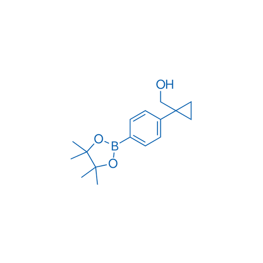 (1-(4-(4,4,5,5-Tetramethyl-1,3,2-dioxaborolan-2-yl)phenyl)cyclopropyl)methanol 250mg